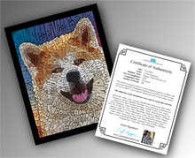 Load image into Gallery viewer, Akita - Word Mosaic Art Print