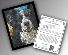 Load image into Gallery viewer, Border Collie - Word Mosaic Art Print