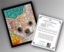 Load image into Gallery viewer, Chihuahua - Word Mosaic Art Print