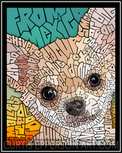 Load image into Gallery viewer, Chihuahua - Word Mosaic Art Print