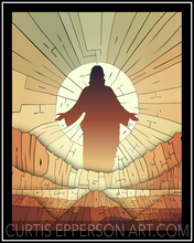 Load image into Gallery viewer, Come To Me (Matthew 11:28-29) - Word Mosaic Art Print