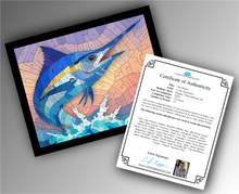 Load image into Gallery viewer, The Marlin - Word Mosaic Art Print