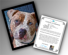 Load image into Gallery viewer, PItbull - Word Mosaic Art Print