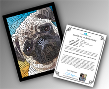 Load image into Gallery viewer, Pug - Word Mosaic Art Print