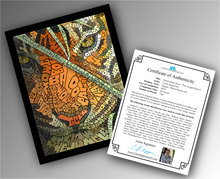 Load image into Gallery viewer, Shere Khan from "The Jungle Book" - Word Mosaic Art Print