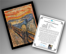 Load image into Gallery viewer, The Scream - Word Mosaic Art Print