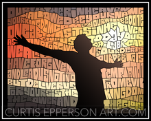 Load image into Gallery viewer, The Lord's Prayer - Word Mosaic Art Print