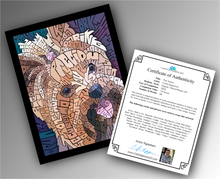 Load image into Gallery viewer, Yorkie - Word Mosaic Art Print