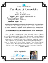 Load image into Gallery viewer, Boxer - Word Mosaic Art Print
