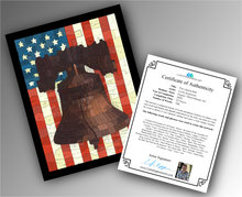 Load image into Gallery viewer, The Liberty Bell - Word Mosaic Art Print

