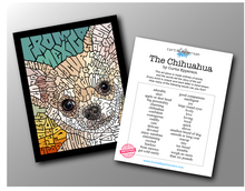 Load image into Gallery viewer, Chihuahua - Word Mosaic Art Print
