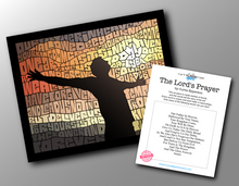 Load image into Gallery viewer, The Lord&#39;s Prayer - Word Mosaic Art Print

