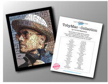 Load image into Gallery viewer, TobyMac - Word Mosaic Art Print

